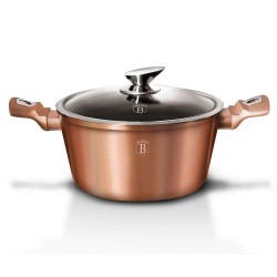 GARNEK 2.5L 20CM BERLINGER HAUS METALLIC LINE ROSE GOLD BH-1514-N