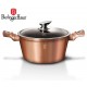 GARNEK 2.5L 20CM BERLINGER HAUS METALLIC LINE ROSE GOLD BH-1514-N