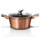 GARNEK 4.5L 24CM BERLINGER HAUS METALLIC LINE ROSE GOLD BH-1515-N