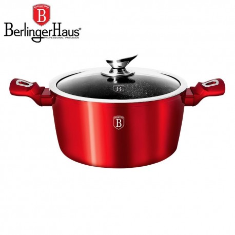 GARNEK 4L 24CM BERLINGER HAUS METALLIC BURGUNDY LINE BH-1257-N