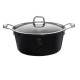 GARNEK GRANITOWY 24CM / 4.5L BERLINGER HAUS BLACK ROYAL BH-1677