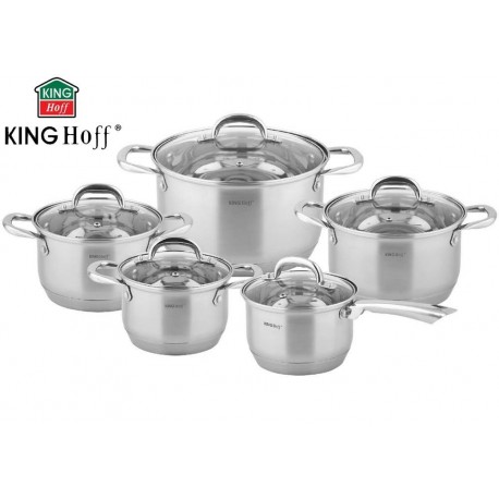 GARNKI KINGHOFF GOURMET 10 ELE KH-4466