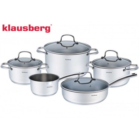 GARNKI KLAUSBERG 9 ELE. INOX 18/10 KB-7215