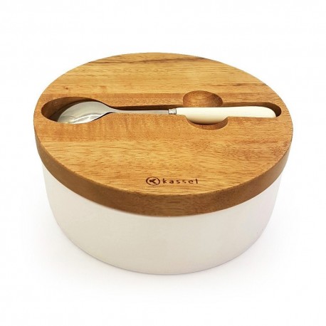 PORCELANOWA CUKIERNICA Z ŁYŻECZKĄ KASSEL no. 93557 AKACJA