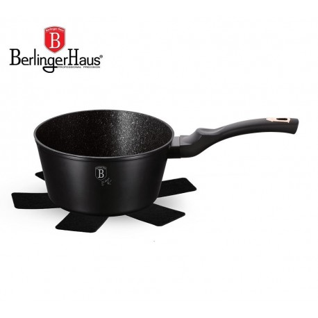 RONDEL GRANITOWY 1.2L 16CM BERLINGER HAUS BLACK ROSE BH-1637-N