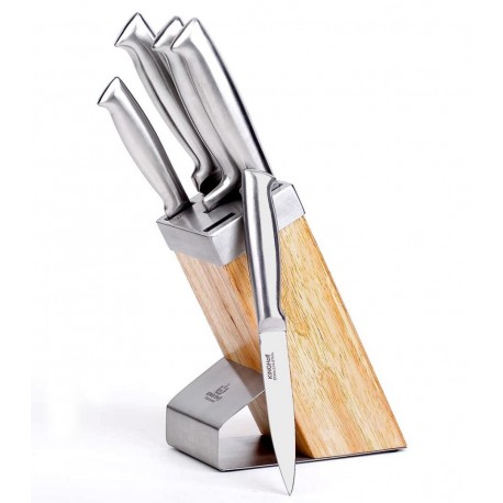 ZESTAW NOŻY KUCHENNYCH W BLOKU 6 ELE. KINGHOFF KH-3461