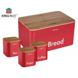 CHLEBAK W ZESTAWIE Z 3 POJEMNIKAMI KINGHOFF KH-1085