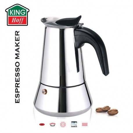 KAWIARKA ESPRESSO KINGHOFF 450ml (9 FILIŻANEK) KH-1046