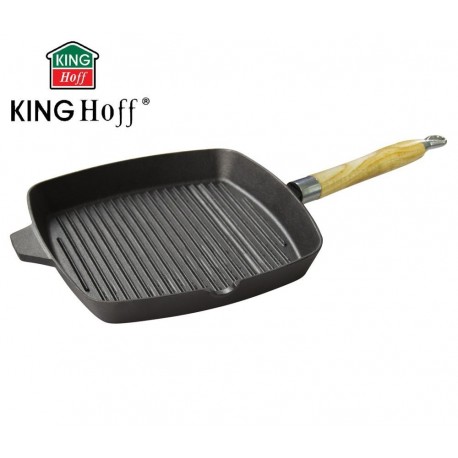 PATELNIA GRILL ŻELIWNA 26cm KINGHOFF KH-1108