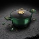 GARNEK GRANITOWY 2.5L 20CM BERLINGER HAUS METALLIC LINE EMERALD BH-6057