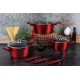 GARNKI BERLINGER HAUS 17 ELE METALLIC BURGUNDY BH-6162