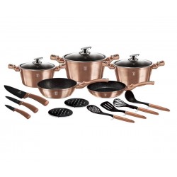 GARNKI BERLINGER HAUS 17 ELE METALLIC ROSE GOLD BH-6161