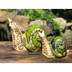 Ogrodowa dekoracja - Ślimak Zielony