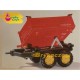 Rolly Toys rollyTrailer Przyczepa Wywrotka Mega Trailer do Traktora