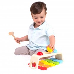 CLASSIC WORLD Przybijanka Cymbałki 2 w 1 dla dzieci