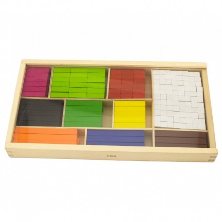 Drewniane Patyczki Edukacyjne Matematyczne do Nauki Liczenia Viga Toys Montessori
