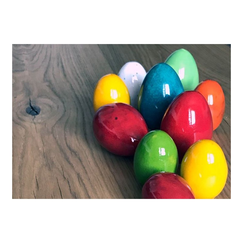 Wielkanocne Jajka Malowane kolorowe 6 cm