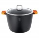 GARNEK Z POKR. 24cm BERLINGER HAUS GRANIT DIAMOND LINE BH-1100N