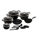 ZESTAW GARNKÓW 15 EL. BERLINGER HAUS BLACK PROFESSIONAL LINE BH-6129