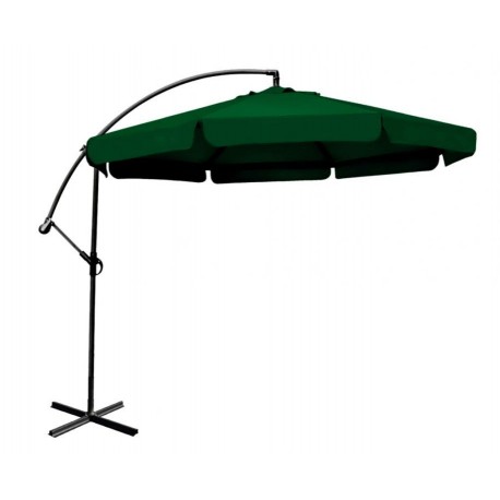 Duży parasol ogrodowy składany 350 cm dwa kolory do ogrodu, na taras, balkon