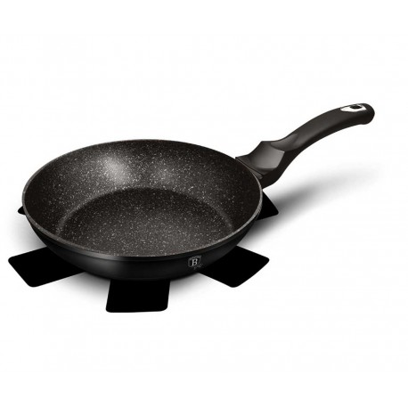 PATELNIA GRANITOWA 24CM BERLINGER HAUS BLACK SILVER BH-1844