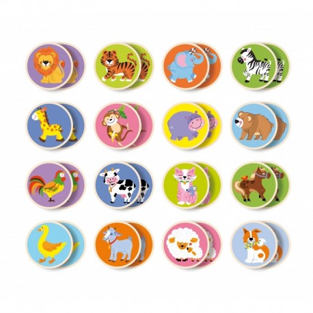 Gra Zapamiętywanie Memo Zwierzątka Viga