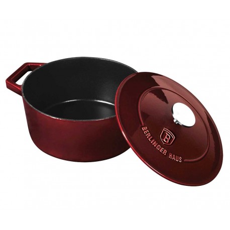 EMALIOWANY GARNEK ŻELIWNY 24cm BERLINGER HAUS BH-6497