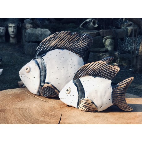 ogrodowa dekoracja-ryby-biała.www.alimar24.pl