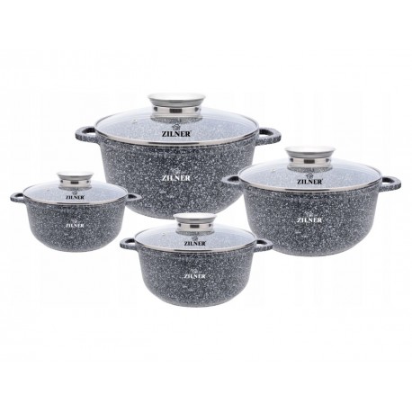 GARNKI MARMUROWE 8 EL. ZILNER ZL-7078