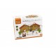VIGA Drewniana Farma Zagroda Zwierzątka 13 Elementów