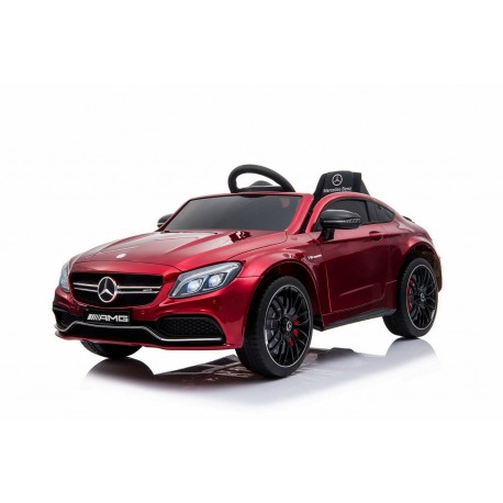 MERCEDES C 63 S COUPE, MIĘKKIE SIEDZENIE , MIEKKIE KOŁA, SYSTEM ESW, 5 PUNKTOWE PASY /QY-1588