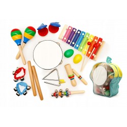 Zestaw muzyczny 10 instrumentów dla przedszkoli i żłobków. Alimar24.pl