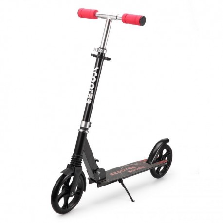 Hulajnoga składana miejska amortyzator duże koła Kolor Czarna. www.alimar24.pl