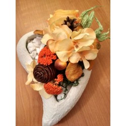 Serce doniczka. Figurka ogrodowa i dekoracje betonowe. www.alimar24.pl