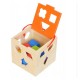 TOOKY TOY Drewniany Sorter Kształtów Kostka Edukacyjna