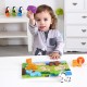 TOOKY TOY Grube Puzzle 3D Zwierzęta Dopasuj Kształty Układanka