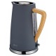 CZAJNIK ELEKTRYCZNY ZE STALI NIERDZEWNEJ 1.7L SZARY KASSEL 93228