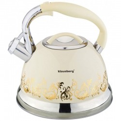 CZAJNIK LAKIEROWANY KLAUSBERG 2.8L KB-7469 KREMOWY