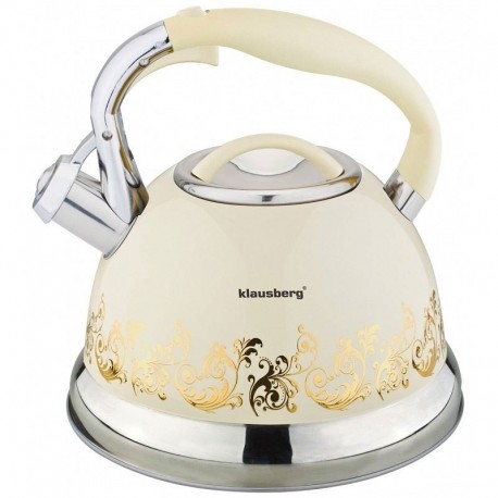 CZAJNIK LAKIEROWANY KLAUSBERG 2.8L KB-7469 KREMOWY