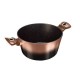 GARNEK Z POWŁOKĄ GRANITOWĄ 2.5L 20cm BERLINGER HAUS ROSE GOLD NOIR BH-1894