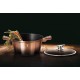 GARNEK Z POWŁOKĄ GRANITOWĄ 2.5L 20cm BERLINGER HAUS ROSE GOLD NOIR BH-1894