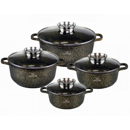 GARNKI MARMUROWO-CERAMICZNE 8 EL. ZILNER ZL-7209