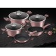 KOMPLET GARNKÓW 10 EL. BERLINGER HAUS METALLIC i-ROSE BH-6043