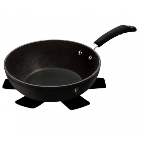 WOK TYTANOWY 28cm 3.2L BERLINGER HAUS BLACK PROFESSIONAL LINE BH-6126