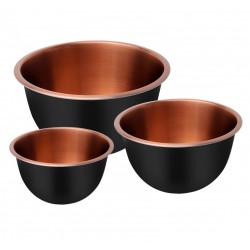 ZESTAW 3 MISEK STALOWYCH KLAUSBERG KB-7394