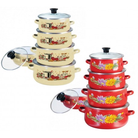 ZESTAW GARNKÓW EMALIOWANYCH 10 ELE. KLAUSBERG KB-7170