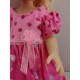 WOOPIE Ubranko dla Lalki Różowa Sukienka Króliczek 43-46 cm