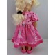 WOOPIE Ubranko dla Lalki Różowa Sukienka Króliczek 43-46 cm