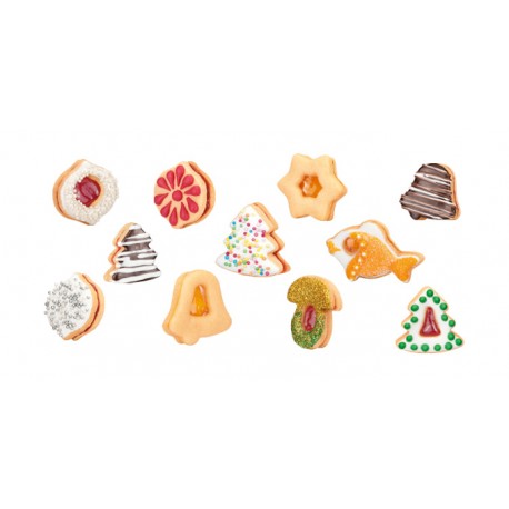 Foremki wykrawacze do ciastek i pierników świątecznych 6 szt.