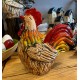 Kogut, kogucik kolorowe pióra. Wyrób ceramiczny www.alimat24.pl